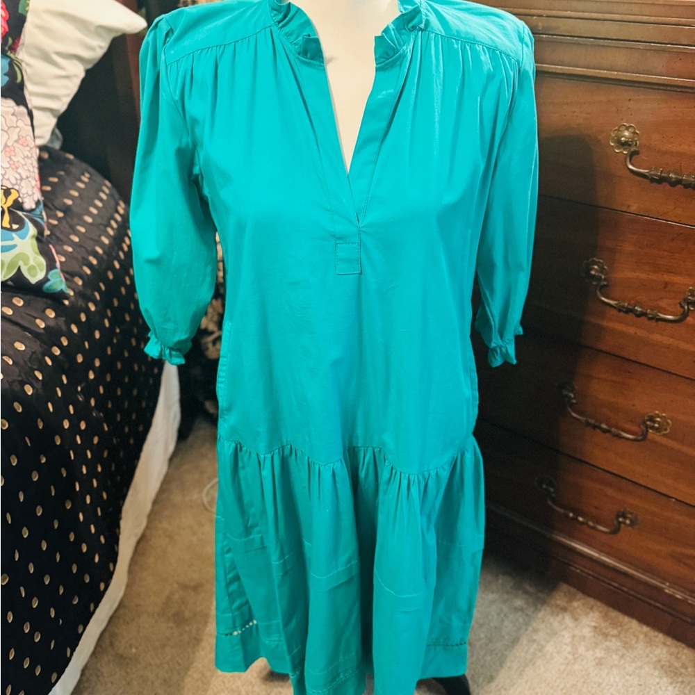 Vibrant Green Dress by Maude Vivante Sz:Small